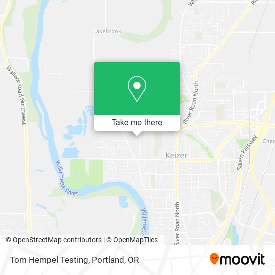 Tom Hempel Testing map