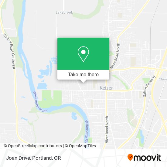 Joan Drive map