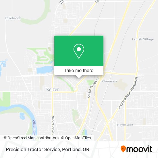 Precision Tractor Service map