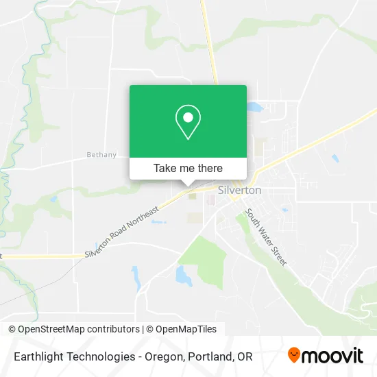 Earthlight Technologies - Oregon map