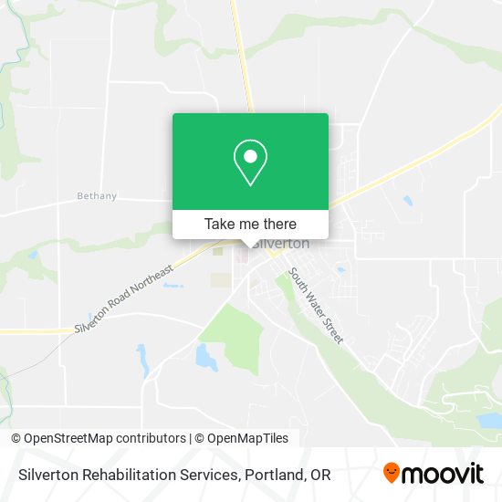 Silverton Rehabilitation Services map