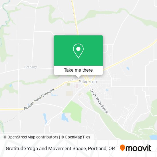 Gratitude Yoga and Movement Space map