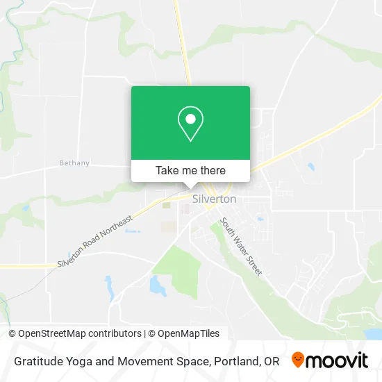 Gratitude Yoga and Movement Space map