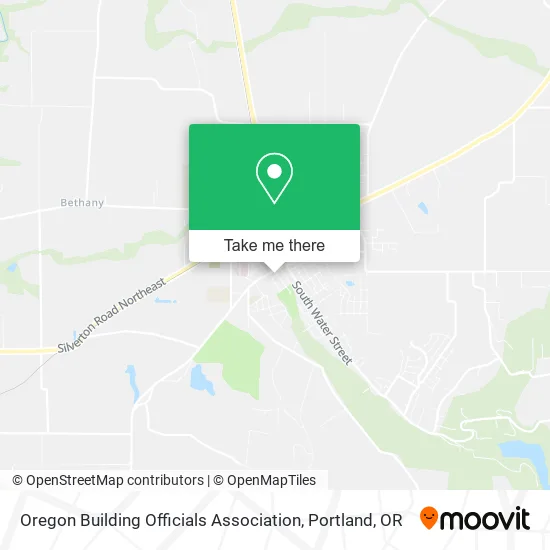 Oregon Building Officials Association map