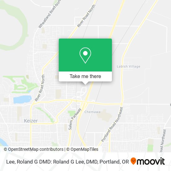 Lee, Roland G DMD: Roland G Lee, DMD map