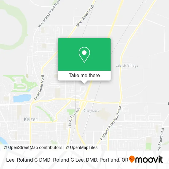 Lee, Roland G DMD: Roland G Lee, DMD map