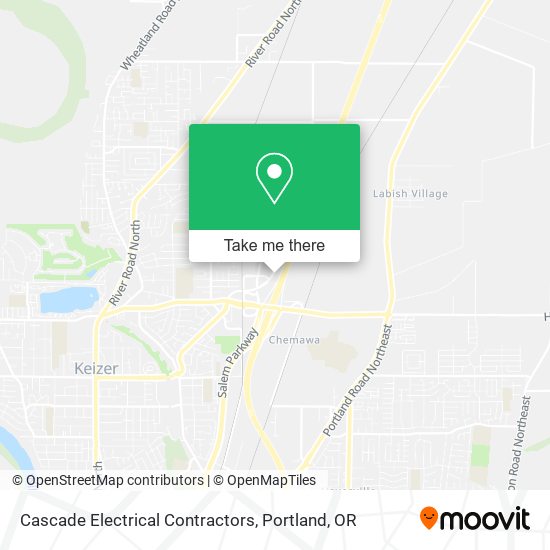 Cascade Electrical Contractors map