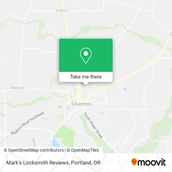 Mark's Locksmith Reviews map