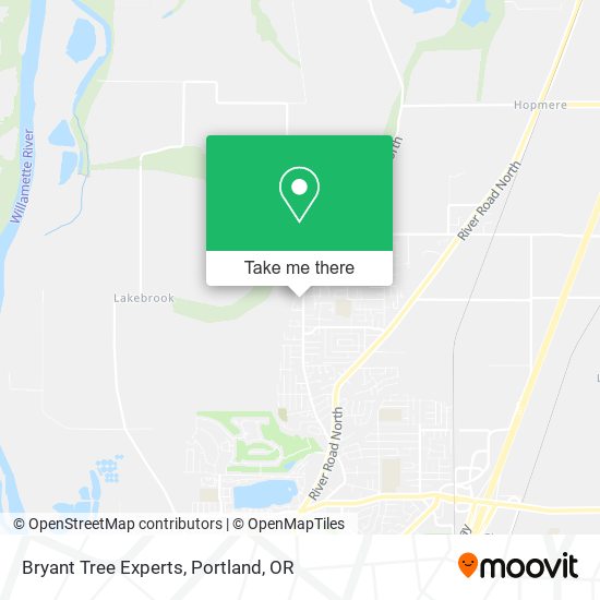 Bryant Tree Experts map