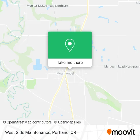 West Side Maintenance map