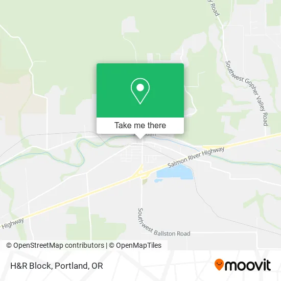 H&R Block map