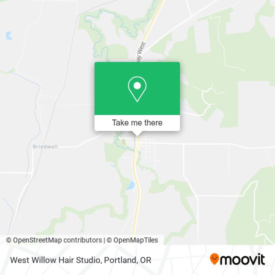 West Willow Hair Studio map