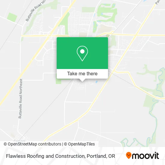 Flawless Roofing and Construction map