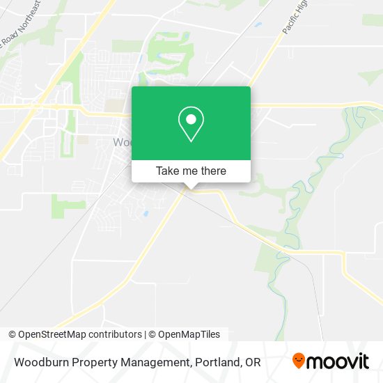 Woodburn Property Management map