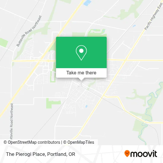 The Pierogi Place map