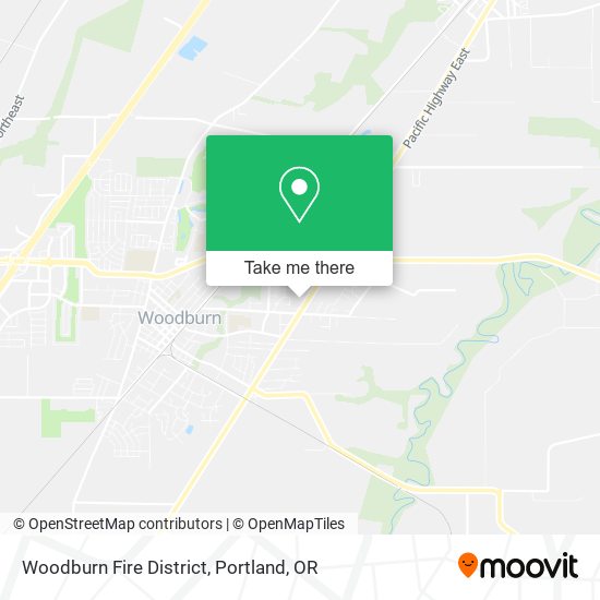 Woodburn Fire District map