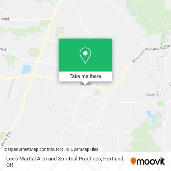 Lee's Martial Arts and Spiritual Practices map