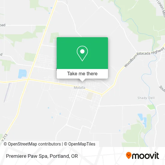 Premiere Paw Spa map