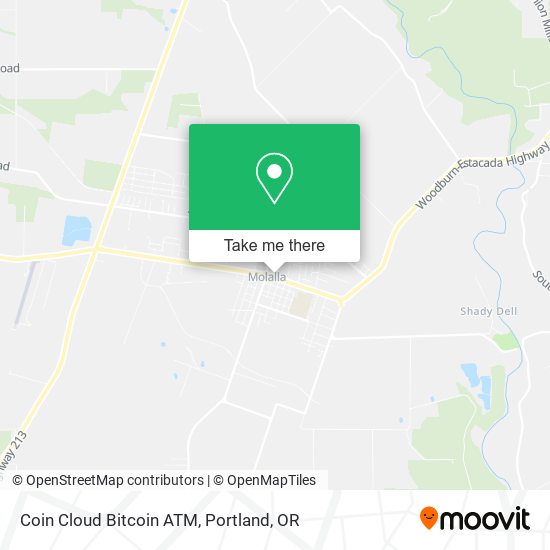 Mapa de Coin Cloud Bitcoin ATM