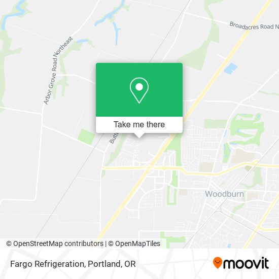 Fargo Refrigeration map