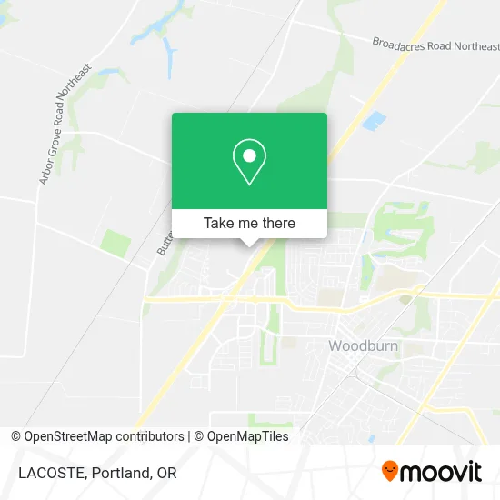 LACOSTE map