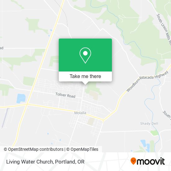 Living Water Church map