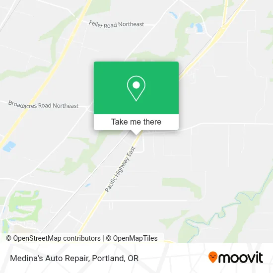 Medina's Auto Repair map