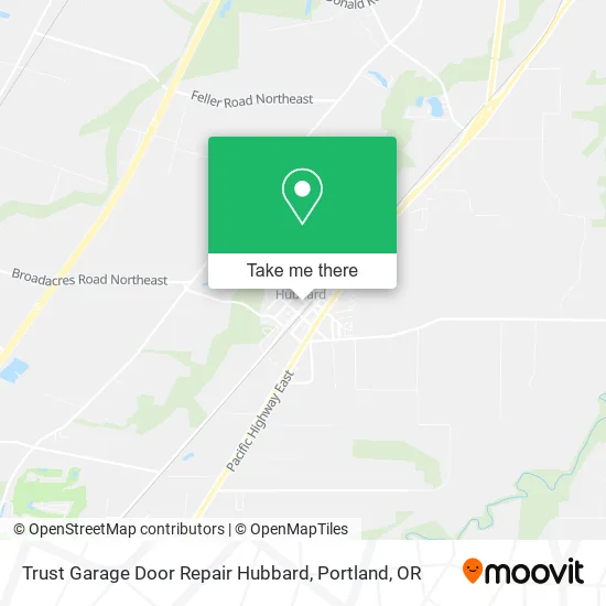 Trust Garage Door Repair Hubbard map