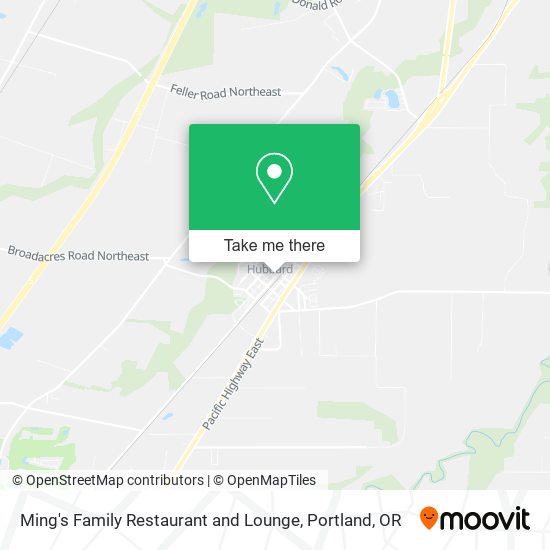 Ming's Family Restaurant and Lounge map