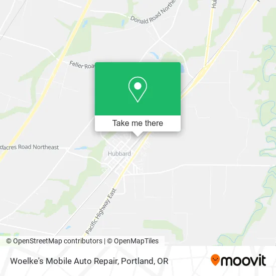 Mapa de Woelke's Mobile Auto Repair