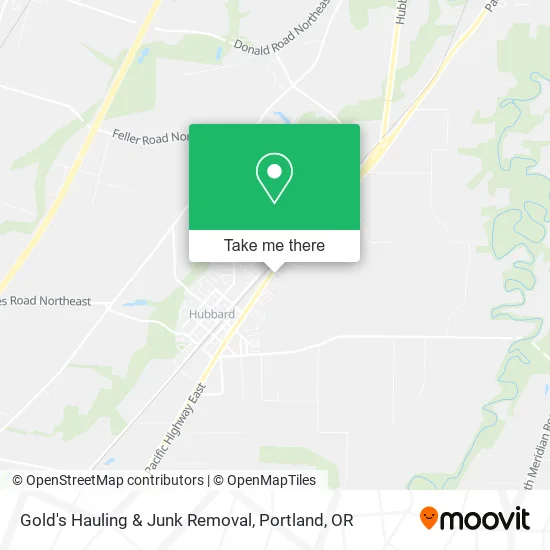Mapa de Gold's Hauling & Junk Removal