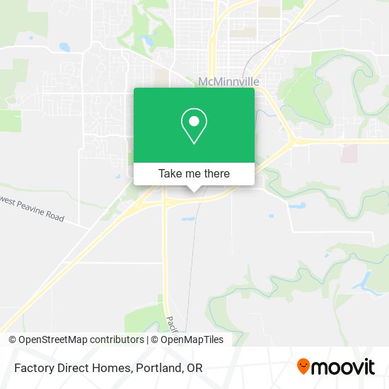 Factory Direct Homes map
