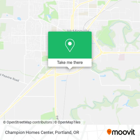 Champion Homes Center map