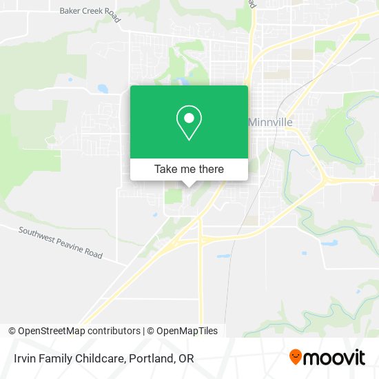 Irvin Family Childcare map