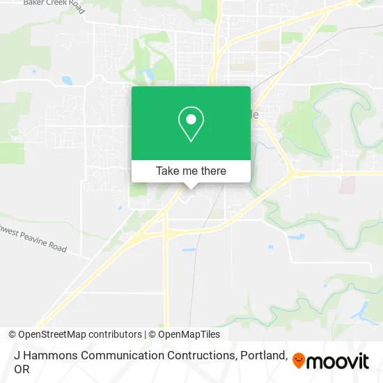 J Hammons Communication Contructions map