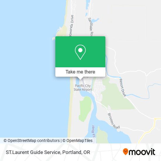 Mapa de ST.Laurent Guide Service