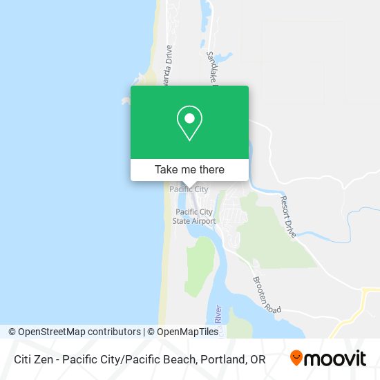 Citi Zen - Pacific City / Pacific Beach map
