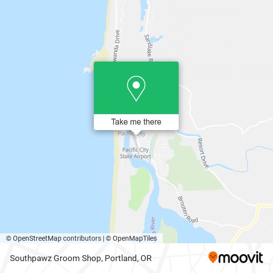 Southpawz Groom Shop map
