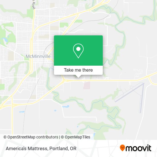 Mapa de America's Mattress