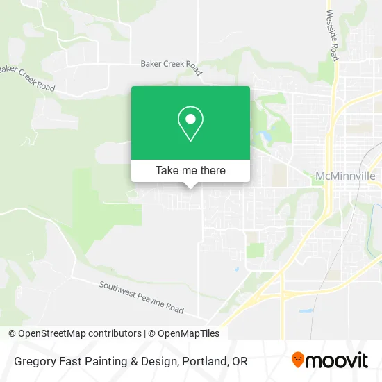 Mapa de Gregory Fast Painting & Design