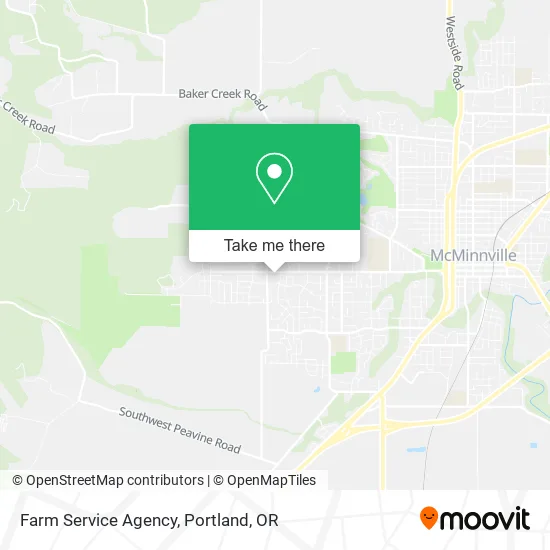 Farm Service Agency map