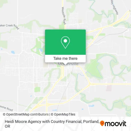 Heidi Moore Agency with Country Financial map