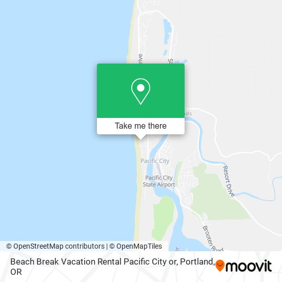 Beach Break Vacation Rental Pacific City or map