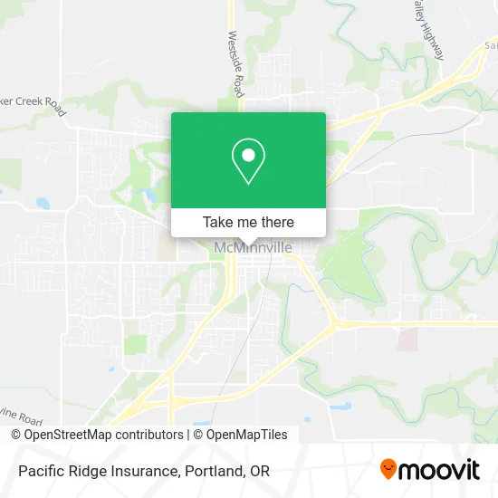 Pacific Ridge Insurance map