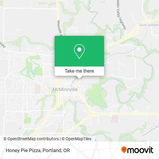 Mapa de Honey Pie Pizza