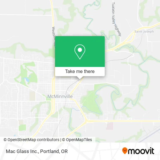 Mac Glass Inc. map
