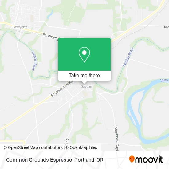 Common Grounds Espresso map