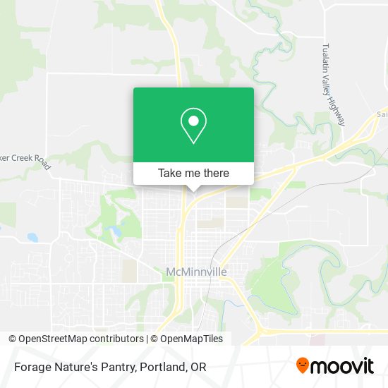 Forage Nature's Pantry map