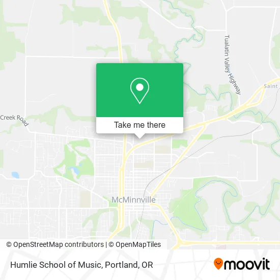 Humlie School of Music map
