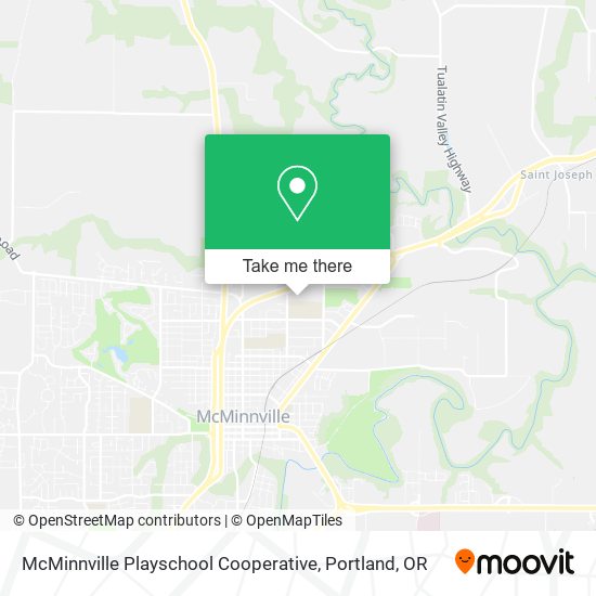 Mapa de McMinnville Playschool Cooperative